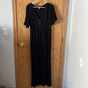 Pink Blush Maxi Maternity Dress